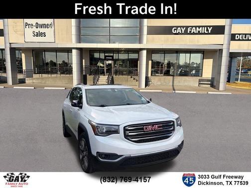 White Frost 2017 GMC Acadia SLT-1