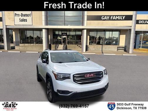 White Frost 2017 GMC Acadia SLT-1