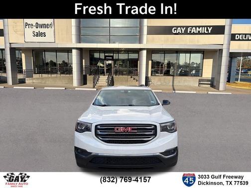 White Frost 2017 GMC Acadia SLT-1