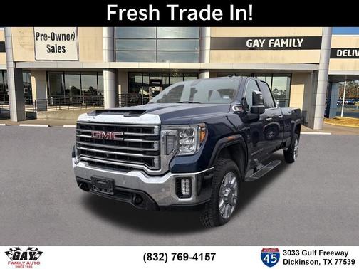 Pacific Blue Metallic 2022 GMC Sierra 2500 SLT