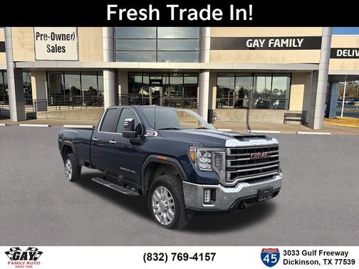 Pacific Blue Metallic 2022 GMC Sierra 2500 SLT