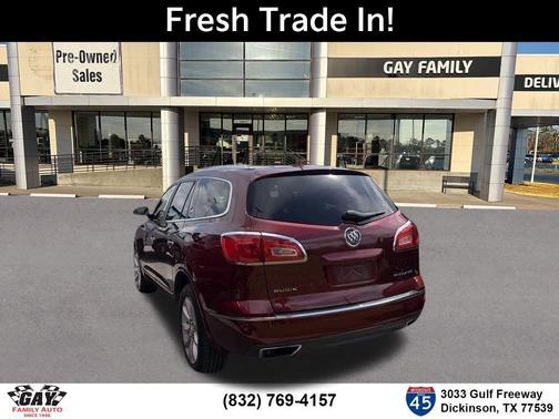 Red 2017 Buick Enclave Premium