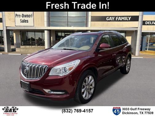 Red 2017 Buick Enclave Premium
