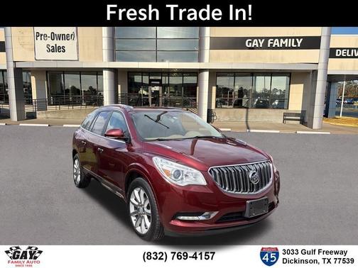 Red 2017 Buick Enclave Premium