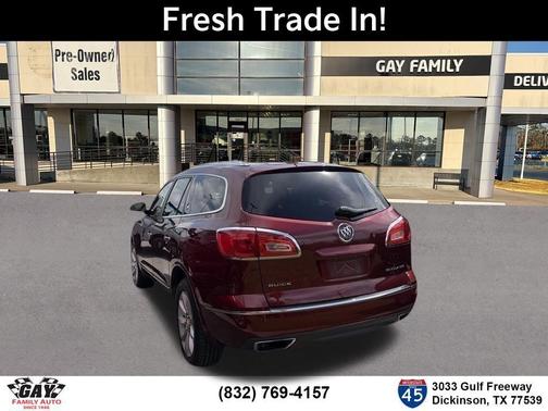 Red 2017 Buick Enclave Premium