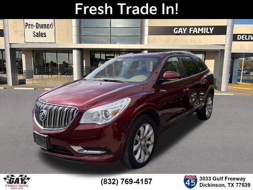 Red 2017 Buick Enclave Premium