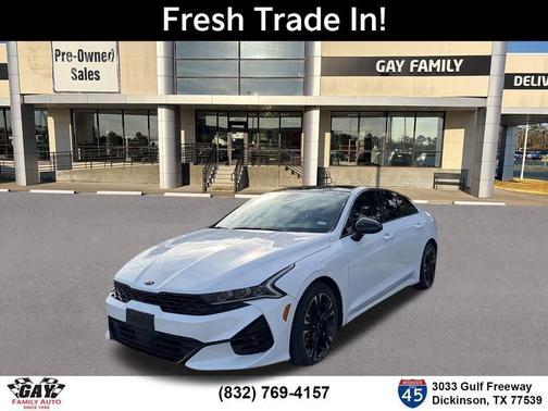White Pearl 2021 Kia K5 GT-Line