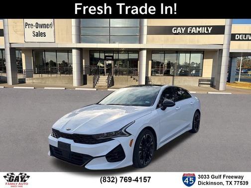 White Pearl 2021 Kia K5 GT-Line