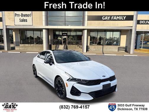 White Pearl 2021 Kia K5 GT-Line