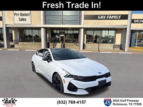 White Pearl 2021 Kia K5 GT-Line