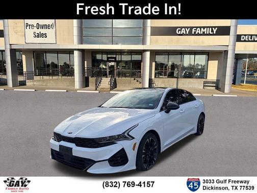 White Pearl 2021 Kia K5 GT-Line