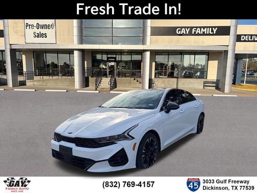 White Pearl 2021 Kia K5 GT-Line