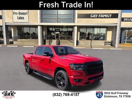 Flame Red Clearcoat 2022 RAM 1500 Big Horn