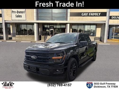 Black Metallic 2025 Ford F-150 XLT