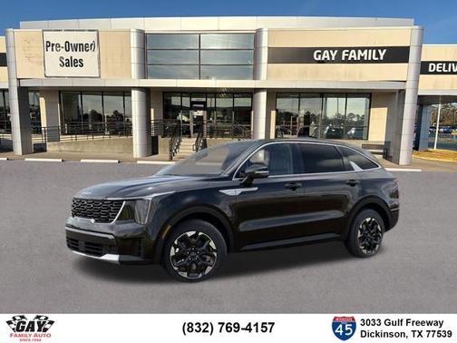 Ebony Black 2026 Kia Sorento S