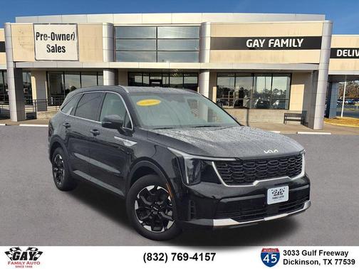 Ebony Black 2026 Kia Sorento S