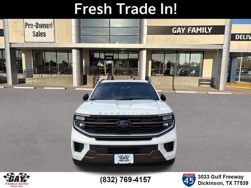 White Metallic 2026 Ford Expedition Max King Ranch
