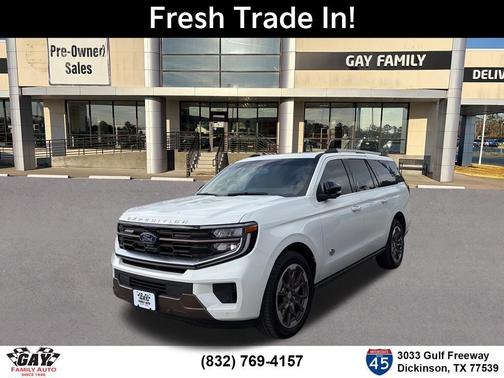 White Metallic 2026 Ford Expedition Max King Ranch