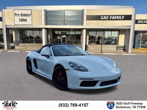 White 2019 Porsche 718 Boxster S