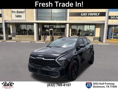 Ebony Black 2023 Kia Sportage X-Pro Prestige