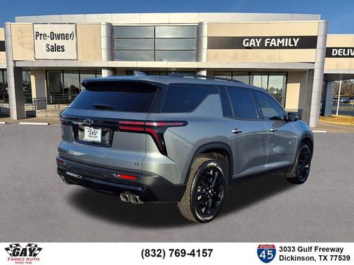 Sterling Gray Metallic 2024 Chevrolet Traverse LT