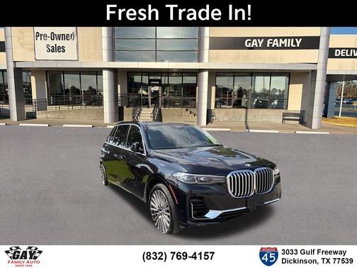 Black Sapphire Metallic 2020 BMW X7 xDrive40i