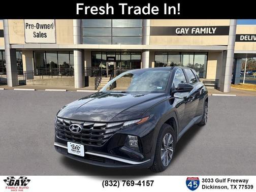 Phantom Black 2022 Hyundai TUCSON Hybrid Blue