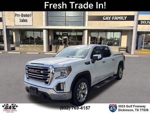 Summit White 2021 GMC Sierra 1500 SLT