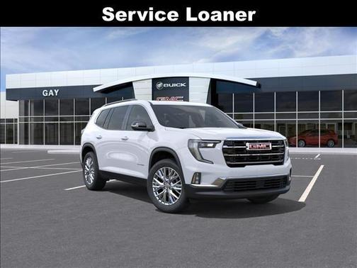 Glacier White 2026 GMC Acadia Elevation