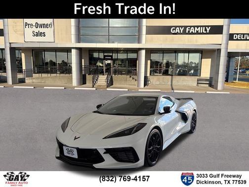 Arctic White 2024 Chevrolet Corvette Stingray w/2LT