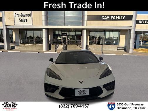 Arctic White 2024 Chevrolet Corvette Stingray w/2LT