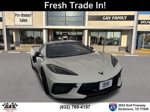 Arctic White 2024 Chevrolet Corvette Stingray w/2LT