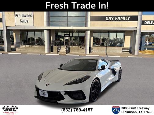 Arctic White 2024 Chevrolet Corvette Stingray w/2LT