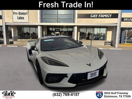 Arctic White 2024 Chevrolet Corvette Stingray w/2LT