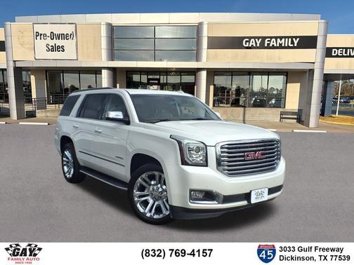 White Frost 2018 GMC Yukon SLT