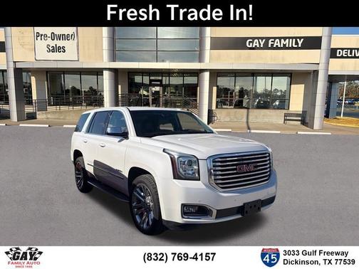White Frost 2018 GMC Yukon SLT