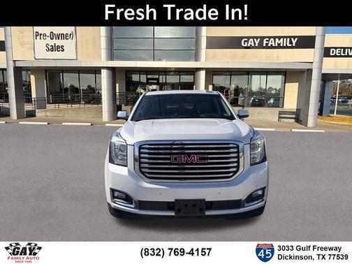 White Frost Tri-Coat 2018 GMC Yukon SLT