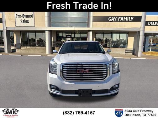 White Frost Tri-Coat 2018 GMC Yukon SLT
