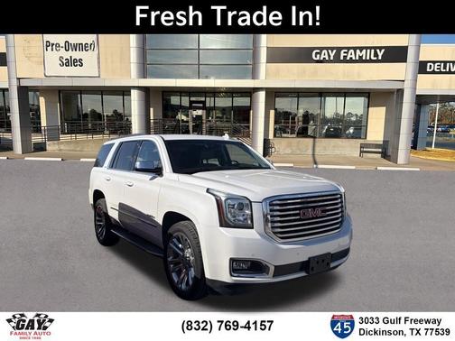 White Frost Tri-Coat 2018 GMC Yukon SLT
