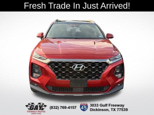 Lava Orange 2019 Hyundai SANTA FE Limited