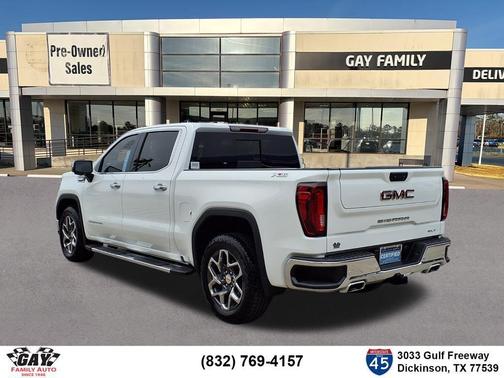 Summit White 2025 GMC Sierra 1500 SLT