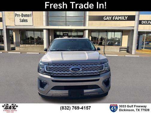 White Gold Metallic 2018 Ford Expedition Platinum