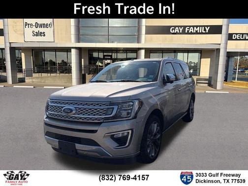 White Gold Metallic 2018 Ford Expedition Platinum