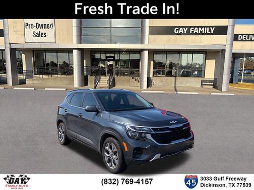 Gray 2024 Kia Seltos S