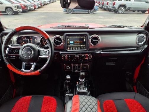 Red 2018 Jeep Wrangler Unlimited Sahara