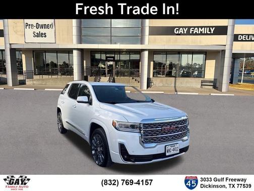 White Frost 2020 GMC Acadia Denali