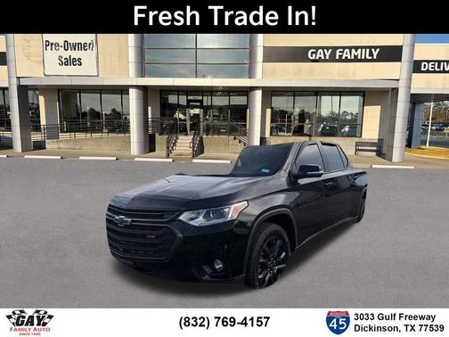 Black Metallic 2021 Chevrolet Traverse RS
