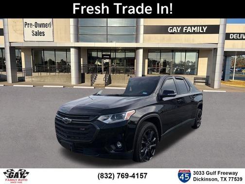 Black Metallic 2021 Chevrolet Traverse RS