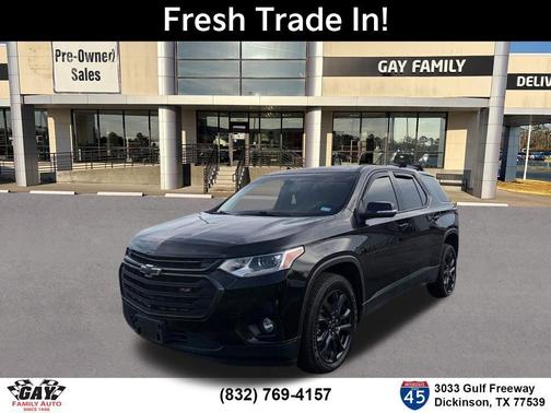 Black Metallic 2021 Chevrolet Traverse RS
