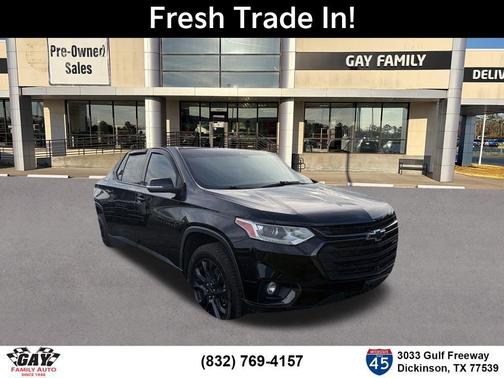 Black Metallic 2021 Chevrolet Traverse RS